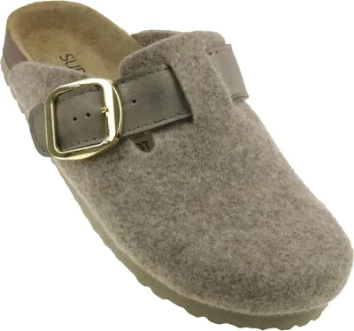 Produktbild von Supersoft Damen Hausschuhe 522 622 BEIGE Decksohle-Leder Größe.38