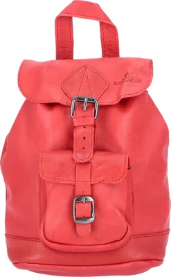 Produktbild von The Skandinavian Brand Mini Leder Rucksack  rot : rot-80 Farbsortierung: rot-80