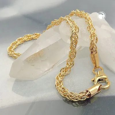 Produktbild von Armband 3mm Fantasie 9Kt GOLD 19cm