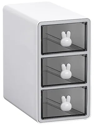 Obrázek produktu pro Stohovatelná úložná krabice se 3 zásuvkami pro kancelář