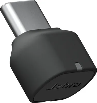 Produktbild von Jabra Link 380 - Bluetooth Adapter, USB, A2DP, AVRCP, DIP, HFP, 30 m, -10 - 60 °C, -10 - 65 °C, Schwarz