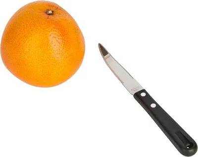 Produktbild von Famanu Grapefruitmesser Edelstahl 17,5 cm schwarz - Küchenaccessoire