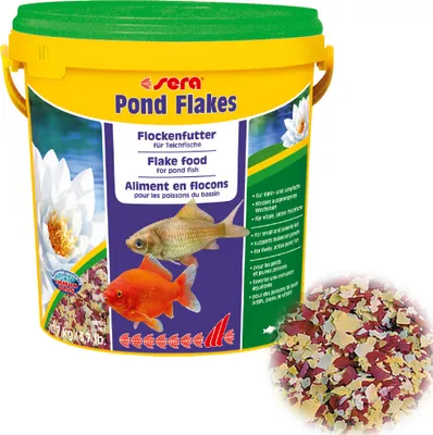 Produktbild von sera Pond Flakes Nature 10 l / 1,6 kg