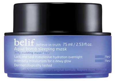 Immagine prodotto di Aqua Bomb Maschera da notte iperidratante Belif 75 ml