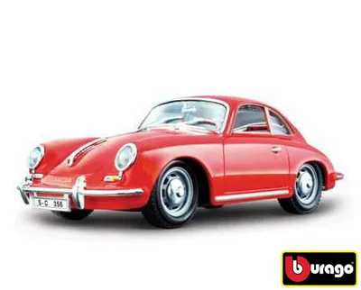 Immagine prodotto di Bburago 1:24 Porsche 356B Coupé (1961) Rosso