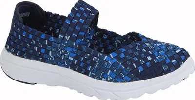 Produktbild von Dek Damen Elastik  Interlace Riemen Schuhe DF1333 (38 EU) (Blau/Marineblau)