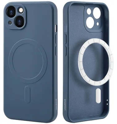 Imagen del producto de Funda de Colores con MagSafe para Apple iPhone 13 - Azul oscuro