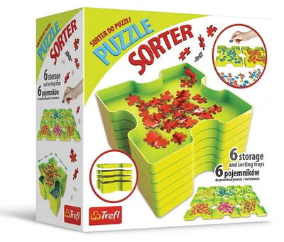 Produktbild von Trefl Puzzle Sorter, Puzzle-Sortiertablett, 10 Jahr(e), Grün