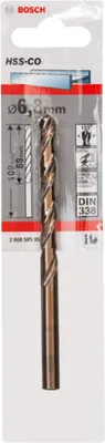 Immagine prodotto di Punta per metallo HSS-Co, DIN 338, 6,8 x 69 x 109 mm, confezione da 1 pz