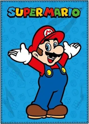 Produktbild von Super Mario - Strandtuch - Here we go - Fleecedecke