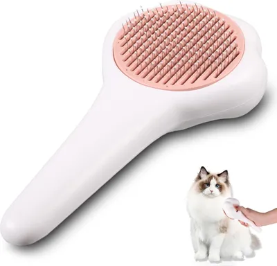 Produktbild von Hundenborstel Magische Pfoten - Katzenhaarentferner - Schnelle Reinigungsbürste - Unterwolle entfernen - Lose Haare - Haustiere