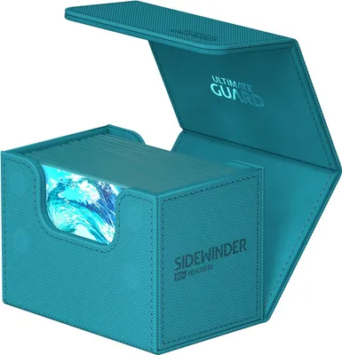 Produktbild von ULTIMATE GUARD Sidewinder 80+ Xenoskin Monocolor, Deck-Box, Türkis