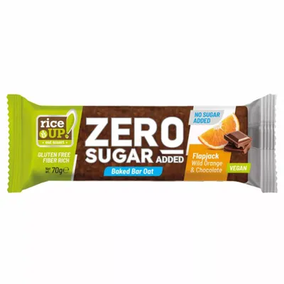 Produktbild von Rice Up Hafer Riegel Schoko Orangenschalen 70g / glutenfrei / ohne Zuckerzusatz / vegan