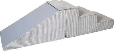 Imagen del producto de Bloques de construcción grandes, bloques de espuma, bloques suaves, parque de juegos para gatear, set de escalada (color: gris (Cord))