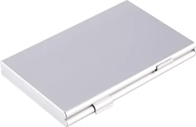 Immagine prodotto di Contenitore portatile in alluminio per 6 schede di memoria SD, facile da trasportare