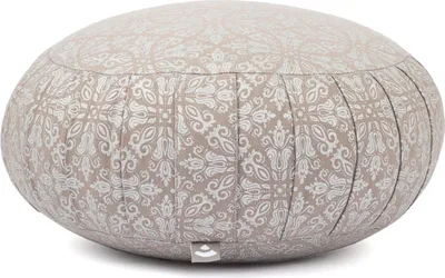 Produktbild von Maharaja Collection: Meditationskissen ZAFU, 38 x 20 cm Raja, taupe/silber