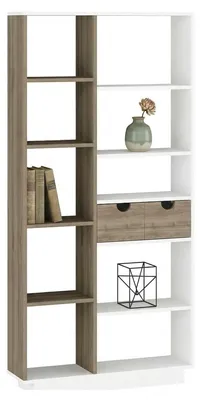 Produktbild von Imer - Regal, 80x25x189h cm Weiß Eiche, 8 Böden