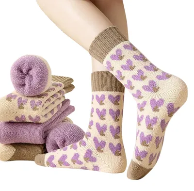 Immagine prodotto di Calzini corti da donna, color rosa, taglia unica