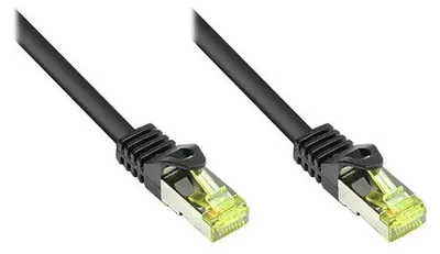 Zdjęcie produktu dla Alcasa 8070R-003S, 0,25 m, Cat7, S/FTP (S-STP), RJ-45, RJ-45, Czarny