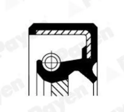 Produktbild von PAYEN Wellendichtring Schaltgetriebe NJ612 für MITSUBISHI L 200 (K7T, K6T) L 300 III Bus (P0W, P1W, P2W) L 300 / Delica II Pritsche / Fahrgestell
