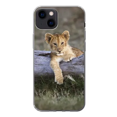Produktbild von MuchoWow® Handyhülle Schutzhülle Hülle für iPhone 13 Jungtier - Tier - Natur Silikon Softcase Handy Hülle - Karteninhaber