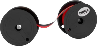 Produktbild von vhbw Farbband Schriftband kompatibel mit Triumph-Adler 1218 P, 1217 P, 1216 P, 121 P, 1204 P, 120 P, 1214 P Nadeldrucker, Bondrucker - Schwarz, Rot