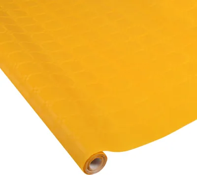 Image de Nappe en papier Damasse 1.18 x 5 m Vitamina Moutarde