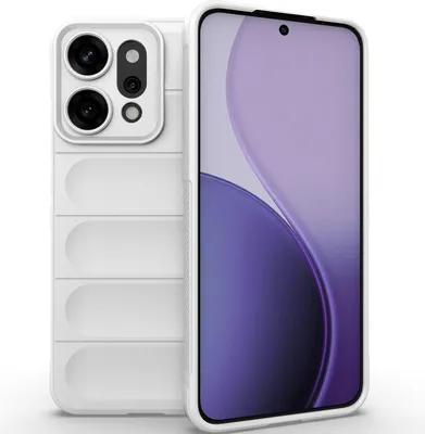 Produktbild von Handyhülle für Oppo Reno14 Pro Weich TPU Silikon Stossfest Anti-rutsch Hülle Weiß
