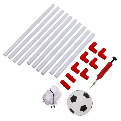 Zdjęcie produktu dla Indoor Outdoor Mini Children Kinder Fußball -Fußball -Tor Post Net Set mit Ballpumpen Kinder Sportspielzeug