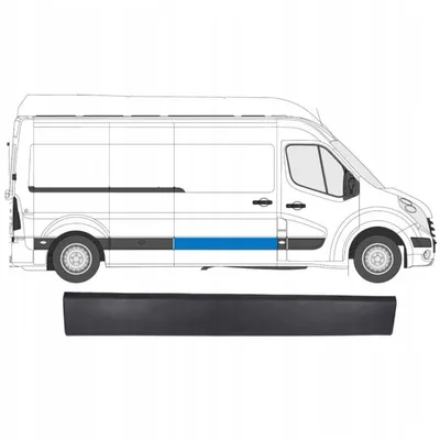 Obrázok produktu pre Bočné lišty Dverové lišty Dverové lišty Bočná lišta pravá (dlhá)