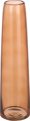 Produktbild von Mica Decorations Xandra Einzelblumenvase - H38 x Ø10 cm - Glas - Braun