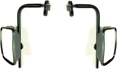 Produktbild von 2x Außenspiegel Seitenspiegel R650° ř15-28 LKW 198x160 mm mit Spiegelhalter SET
