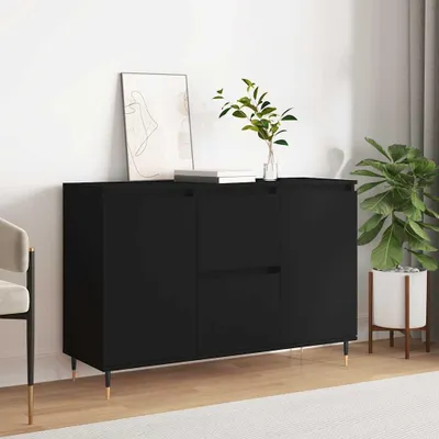 Immagine prodotto di vidaXL Credenza nera 101,5x35x70 cm materiale a base di legno