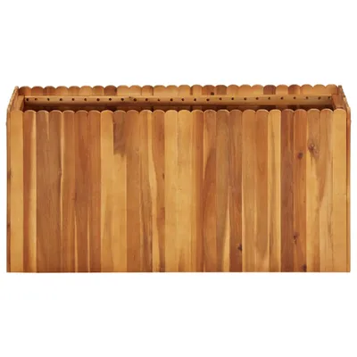 Immagine prodotto di vidaXL Letto rialzato da giardino 100 x 30 x 50 cm in legno massiccio di acacia