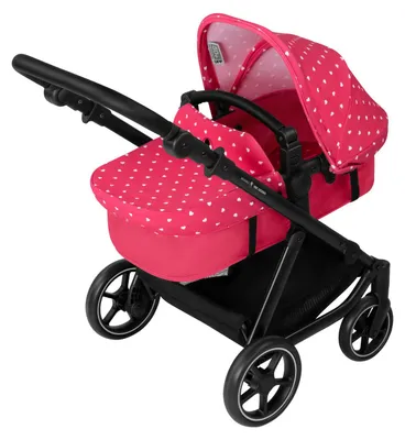 Image de Poussette pour poupées ABC Design Migno, à partir de 3 ans - Couleur : Berry