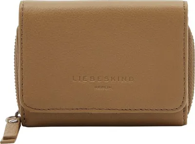 Produktbild von Liebeskind Berlin Geldbörse Pablita, 11x3x8.5 cm, aus Rinds- und Schafsleder, genarbt, mit RFID-Schutz, Münzfach mit Reißverschluss, Scheinfach, 9 Kartenfächer