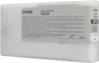 Obrázok produktu pre Epson T6539 Light Light Black Ink Cartridge (200ml), Light light black, Atrament na pigmentovej báze, 200 ml, 1 kusov