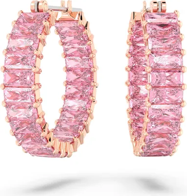 Produktbild von Swarovski Matrix Kreolen 5657726 Ohrringe