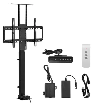 Zdjęcie produktu dla Uchwyt TV podłogowy 32–70" elektryczny lift stand regulowany do salonu