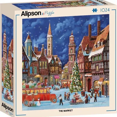 Immagine prodotto di Alipson Puzzle Marketplace: puzzle da 1000 pezzi per adulti e bambini