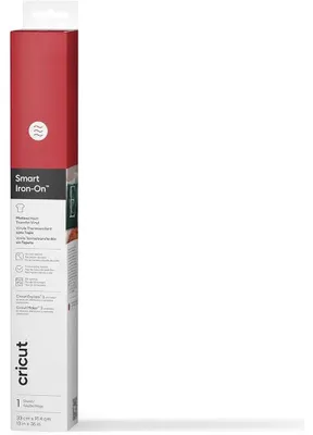 Obrázok produktu pre Cricut Smart Iron-On, Rolka nažehľovacieho vinylu, Červená, Jednofarebné, 330 mm, 900 mm