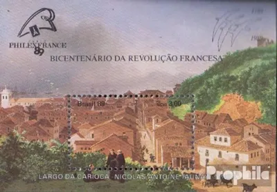 Produktbild von Briefmarken Brasilien 1989 Mi Block78 (kompl.Ausg.) postfrisch Briefmarkenausstellung