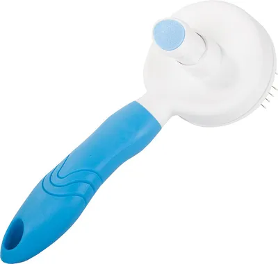 Obrázek produktu pro Verk 19337 Samočistící kartáč na psy a kočky XL 18 cm modrý