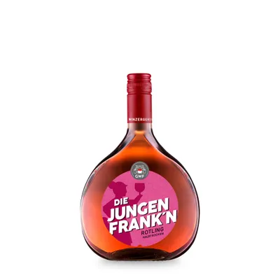 A bottle of wine on a white background.
