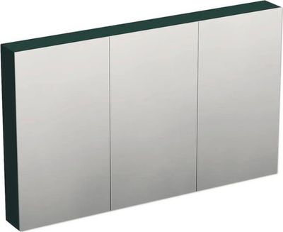 Jungborn Spiegelschrank TRENTA 120 x 14,4 x 72 cm grün Salvia matt 3-türig IP 44