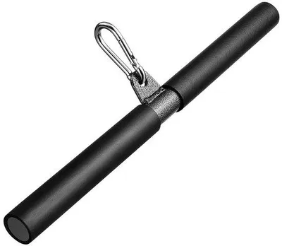 Obrázok produktu pre Unyqoos® Riadidlová tyč 40 cm – oceľ s penovými úchytmi, nosnosť 200 kg, vhodná pre kladkostroje, vrátane karabín, ideálna pre domáce cvičenie