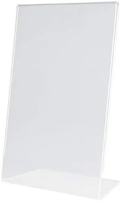 Immagine prodotto di supporto da tavolo magnetoplan acrilico 210 x 297 mm DIN A4 verticale angolato cristallo chiaro