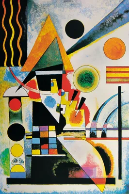 Obrázek produktu pro Wassily Kandinsky umělecký obraz - Balanc, 1925 (120 x 80 cm)