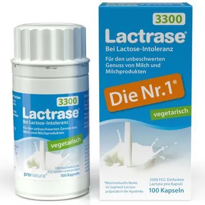 Image de Lactrase végétarien 3.300 gélules 100 pcs