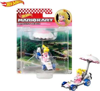 Zdjęcie produktu dla Hot Wheels Mario Kart GVD36, Rysunek pojazdu, 3 lat(a), Metal, Plastik, Wielobarwny